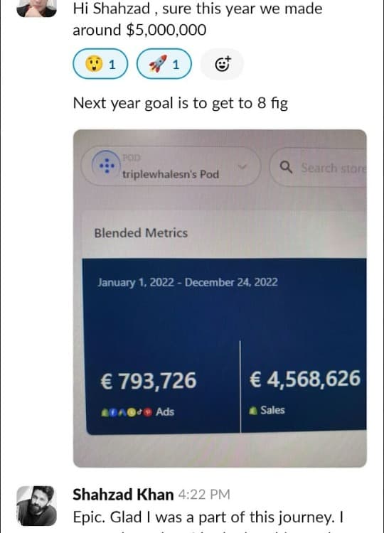 Copywriting result 2