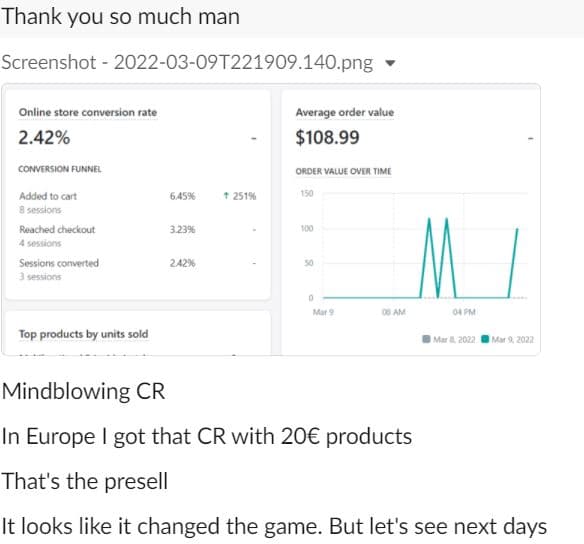 Copywriting result 5